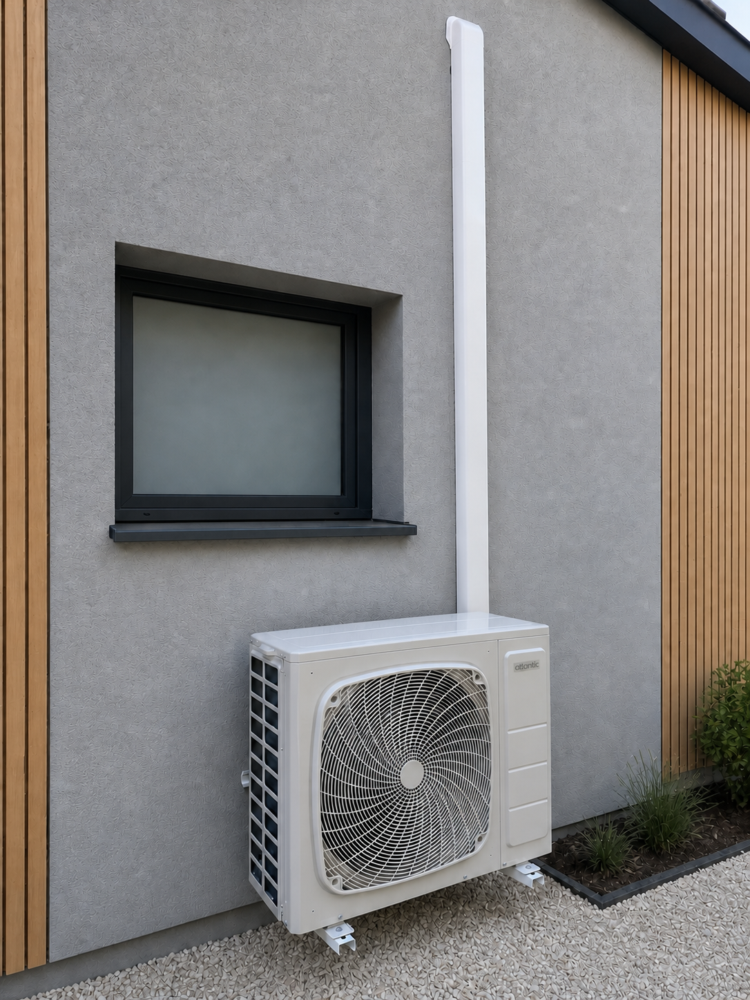 Pose d’une climatisation avec groupe extérieur à Pamiers par Therma Énergies